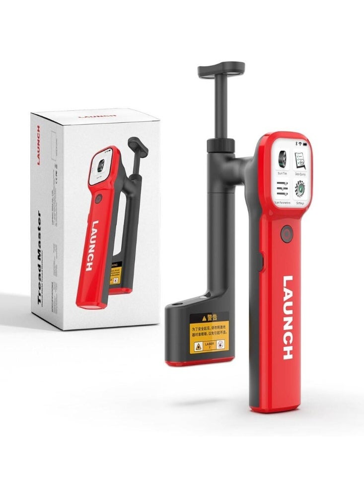 LAUNCH Tread Master Handheld Laser Tire Tread Depth Gauge - 0.1mm High Accuracy, WiFi Connected, Professional Tire Scanner - Image 5